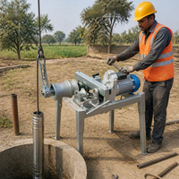Extracteur de pompe submersible électrique 1,8 kW pour puits profonds – Outil de retrait et de remplacement