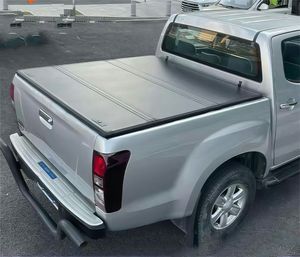 Couverture de Tonneau de lit de camionnette à trois volets à profil dur à bas <span class=keywords><strong>prix</strong></span> pour Mazda BT-50 BYD Shark 6 Great Wall GWM Cannon <span class=keywords><strong>nissan</strong></span> <span class=keywords><strong>Navara</strong></span> - Product Image 5