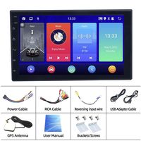 Écran tactile universel 2 Din Android Car Radio Dvd Player Multimédia Double Din 7 pouces Gps Navigation Car Stereo