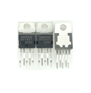 Circuitos Integrados TDA2003AV, Amplificadores de Audio Lineales TDA2003 Pentawatt-5, Circuito Integrado Original TDA2003 TDA 200 3A xyw - Product Image 1