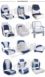 Chaises pliables à dossier bas en aluminium de haute qualité, accessoires de bateau de pêche, sièges de capitaine, fournitures marins - Product Image 6
