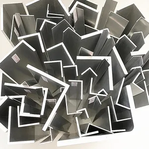 Varie dimensioni stock 6060 6061 6005 6063 lega profilo di estrusione angolare in alluminio a 90 gradi - Product Image 5