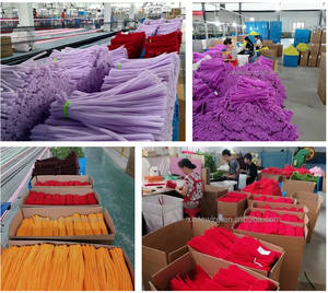 مصنع ، من المصنع ، مجموعة أنابيب تنظيف جذعية الشنيل الملونة ، منظف الأنابيب ، مجموعات زهور عملاقة ، سيقان الشنيل ، سلك ضبابي - Product Image 5