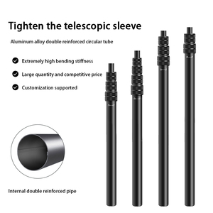 Bastone telescopico personalizzato per Selfie, personalizzazione del tubo per Selfie in bicicletta, guaina rotante in lega di alluminio tubo telescopico - Product Image 4