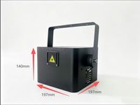 Lumière laser d'animation RGB 5W de qualité garantie, contrôle par application Bluetooth, éclairage de scène rechargeable pour concert, fabriqué en Chine