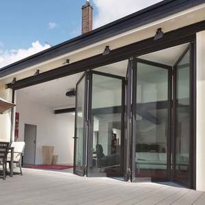 <span class=keywords><strong>Alucasa</strong></span>-puertas plegables interiores de vidrio, puertas plegables de aluminio con doble acristalamiento Ce europeo - Product Image 6