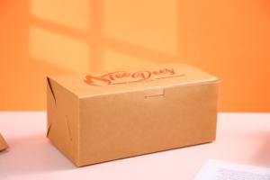 Scatola di carta resistente al grasso in cartone per alimenti di buona qualità per pollo fritto da estrarre - Product Image 2