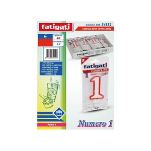 Vela de Cumpleaños Número 1 - Product Image 1