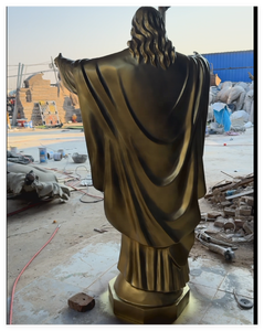 Statua di <span class=keywords><strong>Gesù</strong></span> in Vetroresina Stile Papale, Scultura Artigianale di Alta Gamma Personalizzata in Diversi Colori - Product Image 3