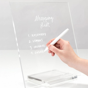 Comptoir Table acrylique calendrier quotidien <span class=keywords><strong>clair</strong></span> acrylique effaçable à sec calendrier pour les plans personnels - Product Image 4