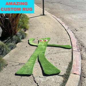 Bonita alfombra personalizada con mechones para teclado con altura de pila alta, estilo moderno para decoración del hogar, diseñada para Homer 3D - Product Image 3