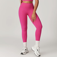 Pantalon de yoga taille haute et levage des hanches pour la course à pied des femmes, le fitness nu et à séchage rapide, pantalon respirant et ajusté