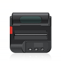 Imprimante thermique portable Bluetooth 80 mm pour reçus, étiquettes de prix de détail et étiquettes de rayonnage d'entrepôt
