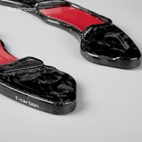 Palettes de changement de vitesse t-carbon pour Volkswagen Golf 7, palette de volant, accessoires d'intérieur de voiture, palette de changement de vitesse en Fiber forgée