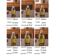 Bouteille en verre de 500 ml avec logo personnalisé et bouchon en aluminium, ligne de production de jus, emballage de vin de fruits en verre, bouteille d'eau en verre portable