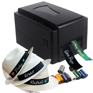 Soonmark高顶帽服装服装涤纶印花缎带面料材料水洗标签印花帽子贴纸打印机 - Product Image 1