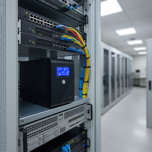 High-quality 1kVA <b>UPS</b> (Uninterruptible <b>Power</b> <b>Supply</b>) with 99% Efficiency, Suitable for Emergency Use with Computer Monitors - Product Image 6