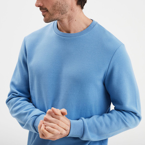 Sudadera de Cuello Redondo para Hombre, 100% Algodón Grueso, Ecológica, Transpirable, con Estampado Personalizado, Logotipo Bordado, Termoimpresión, Tallas Grandes - Product Image 3