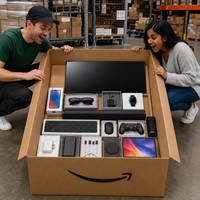 Boîte Mystère Tendance 10 Kg Électronique : Smartphone, Tablette, Écouteurs, Haut-parleur, Console de Jeu - Stock en Gros pour Revente