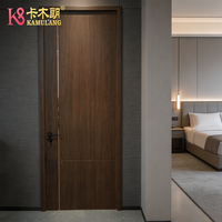 Porte intérieure préassemblée moderne en bois composite massif, insonorisée, pour chambre et hôtel, accélère considérablement la construction