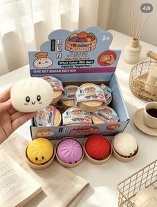 Vente en gros de boîtes mystères personnalisées, colorées, virales, en forme de dumpling, géantes, scintillantes, à rebond lent, <span class=keywords><strong>squishy</strong></span>, en stock - Product Image 1