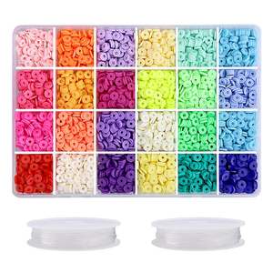 Amazon Hot Custom Clay Beads Box For Jewelry Making Bracelet High Quality DIY Polymer Clay Beads