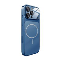Coque de Téléphone Magnétique à Chargement Sans Fil Orange en Gros d'Usine pour iPhone 13 14 15 16 Pro Max, Super Originale en Matériau PC