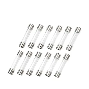 RoHS 6*30/6.35*32mm Glass Tube Fuse 250V/125V 250mA-20A AMP Fast Acting/Slow Blow Microwave Fuse