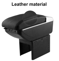 Boîte de rangement universelle rotative pour accoudoir central de voiture, console d'accoudoir, nouveau