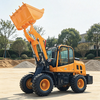 Chargeuse sur pneus de haute qualité, équipement de construction, Euro 5 CE EPA, puissance élevée, machinerie de terrassement, chargeuse sur pneus 4x4