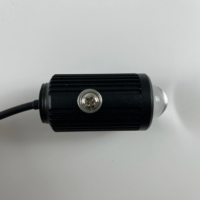 Mini projecteur Led moto phare Led lumière Laser 12V double couleur conduite brouillard projecteur lentille LED moteur lampe de travail auxiliaire