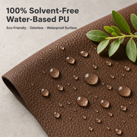 Cuir PU à base d'eau, écologique, inodore et résistant aux rayures pour chaises - Vente en gros