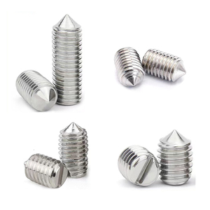 Vis sans tête Allen, hexagonale plate, Torx, à tête conique, argentée, dorée, noire, avec pointe cannelée - Product Image 3