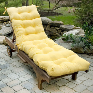 Flame Retardant Polyester Outdoor Furniture <strong>Cushions</strong> Soft Removable Washable Sunbed Patio <strong>Garden</strong> Chair Seat Lumbar Pillows - Product Image 1