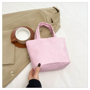 Bolso de Mano Moderno para Mujer, Estilo 2026, Bolso de Maquillaje, Color Sólido, Bonito y Práctico - Product Image 3