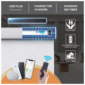 Persianas Enrollables Eléctricas Inteligentes Bluetooth, Horizontales, Opacas, para Ventanas Francesas, Sala de Estar, Dormitorio - Product Image 3