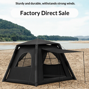 Tente gonflable portable en tissu Oxford imperméable à quatre saisons, installation rapide, protection solaire, pour camping extérieur, sans configuration requise - Product Image 2