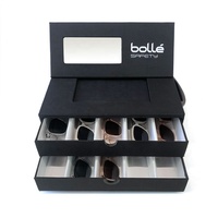 Vente en gros de valises de rangement pour lunettes de soleil et lunettes de vue portables à 20 emplacements, valises pour lunettes