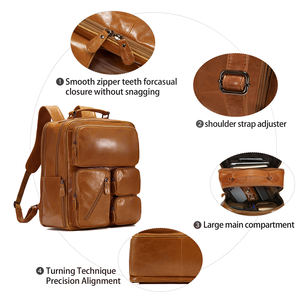 <span class=keywords><strong>Zaino</strong></span> in <span class=keywords><strong>pelle</strong></span> multifunzionale DUJIANG in offerta speciale - Borsa da viaggio da <span class=keywords><strong>uomo</strong></span> di grande capacità con tasche multiple - Product Image 5