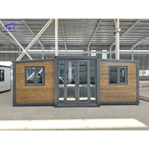 Casa contenedor moderna de 40 pies, suelo de PVC/SPC, puertas y ventanas personalizadas, impermeable y duradera durante más de 30 años - Product Image 3