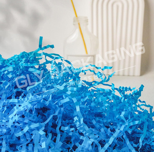 Custom <strong>Color</strong> Party Deep Blue Packing 2LB/bag Craft Crinkle Cut Gift Filler Raffia <strong>Paper</strong> Shredded <strong>Paper</strong> - Product Image 5