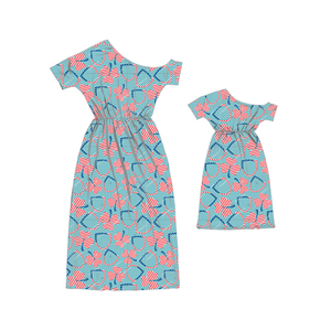 Offre Spéciale 4th <span class=keywords><strong>juillet</strong></span> Mère et <span class=keywords><strong>fille</strong></span> correspondant tenues mère et <span class=keywords><strong>fille</strong></span> robes filles robes d'été en gros prix - Product Image 3