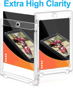 QY 35PT <b>Top</b> Loader Clear Rigid Card Holders for Trading Card TCG Sports Cards Custom Logo Wholesale - Product Image 5