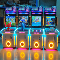 Máquina de Juego de Disparos Operada con Monedas para Niños, Gabinete de Juego Arcade Espacial de Ensueño para Niños, Equipo de Entretenimiento Comercial para Interiores 220V