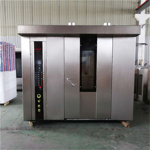 Plateaux <span class=keywords><strong>de</strong></span> cuisson automatiques à conservation <span class=keywords><strong>de</strong></span> <span class=keywords><strong>la</strong></span> chaleur anti-brûlure à double couche <span class=keywords><strong>de</strong></span> soixante-quatre 200 kilogrammes <span class=keywords><strong>de</strong></span> <span class=keywords><strong>pain</strong></span> par heure Snack au four rotatif - Product Image 1