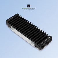 Thermalright HR-CSA-9 PRO Noir M.2 SSD Dispenseur de chaleur unique tuyau de chauffage en cuivre 8,5 mm refroidisseur passif