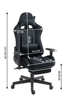 Chaise de jeu en tissu respirant OEM ODM pour salle de jeu, chaise de jeu ergonomique réglable