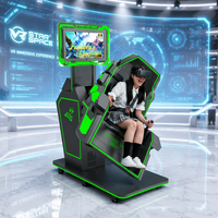 360 °   Simulateur de mouvement VR, machine de jeu de réalité virtuelle interactive pour parc d'attractions FEC, centre de divertissement intérieur