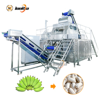 Automatische industriële bananen- en plantain-schilmachine, 5T/H, hoge efficiëntie, fruitenschilmachine, stoomschiller
