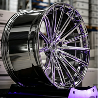 Jantes forgées sur mesure Chrome Deep Concave 18 19 20 21 22 24 pouces 5x114.3 5x120 5x112 5x115 pour BMW Mercedes Audi Tesla Honda Toyota